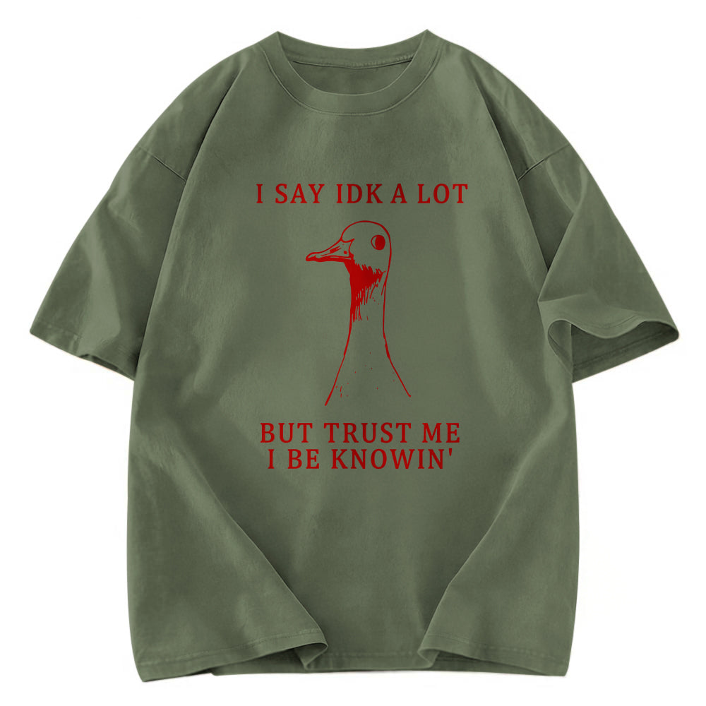 Tokyosol Silly Goose Understands Everything Washed T-Shirt