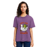 Tokyosol Frog Ready To Commit Crime Washed Crop T-Shirt