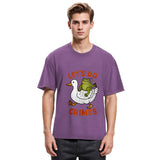 Tokyosol Frog Ready To Commit Crime Washed Crop T-Shirt