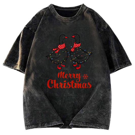 Tokyosol Christmas Goose Washed T-Shirt