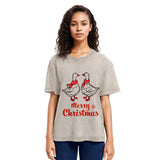 Tokyosol Christmas Goose Washed T-Shirt