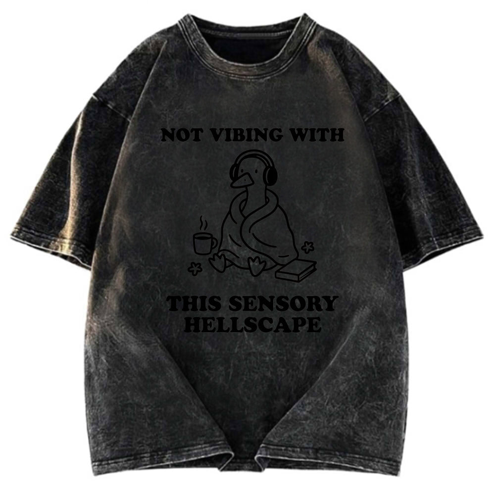 Tokyosol Goose Isolated From The Outside World Washed T-Shirt