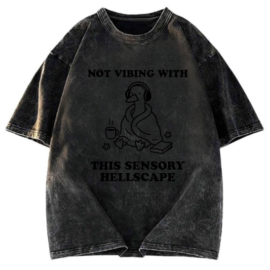 Tokyosol Goose Isolated From The Outside World Washed T-Shirt
