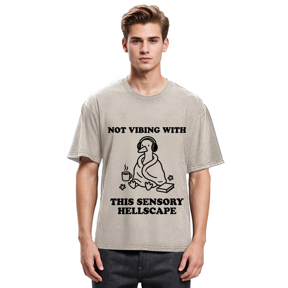 Tokyosol Goose Isolated From The Outside World Washed T-Shirt