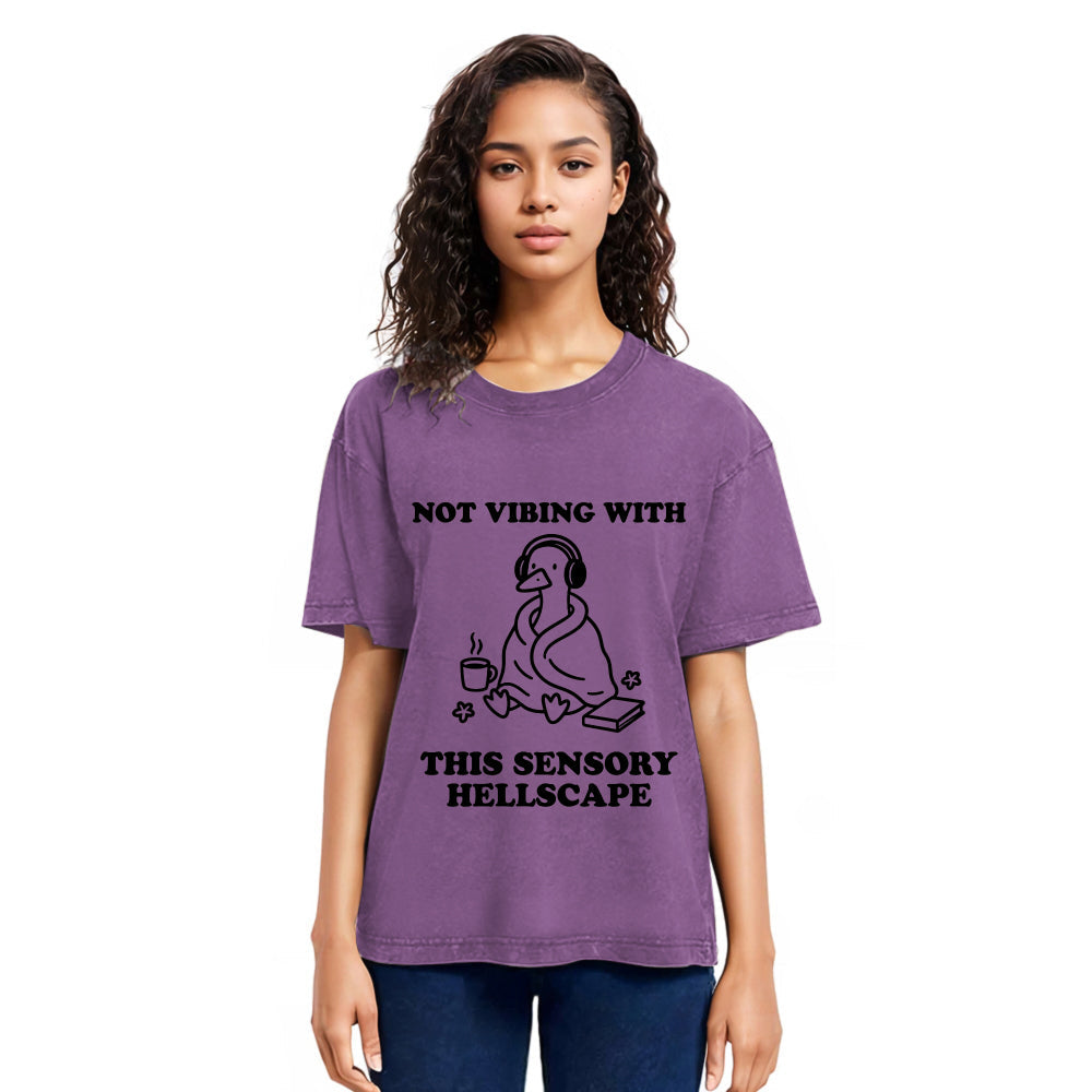 Tokyosol Goose Isolated From The Outside World Washed T-Shirt