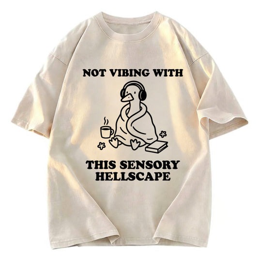 Tokyosol Goose Isolated From The Outside World Washed T-Shirt