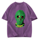 Tokyosol Big Face Mask Washed T-Shirt