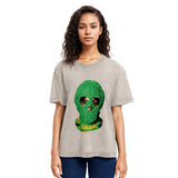 Tokyosol Big Face Mask Washed T-Shirt