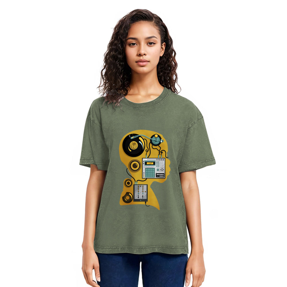 Tokyosol J Dilla DJ Washed T-Shirt