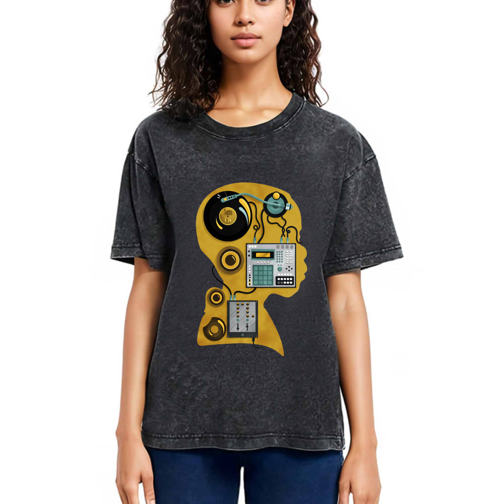 Tokyosol J Dilla DJ Washed T-Shirt