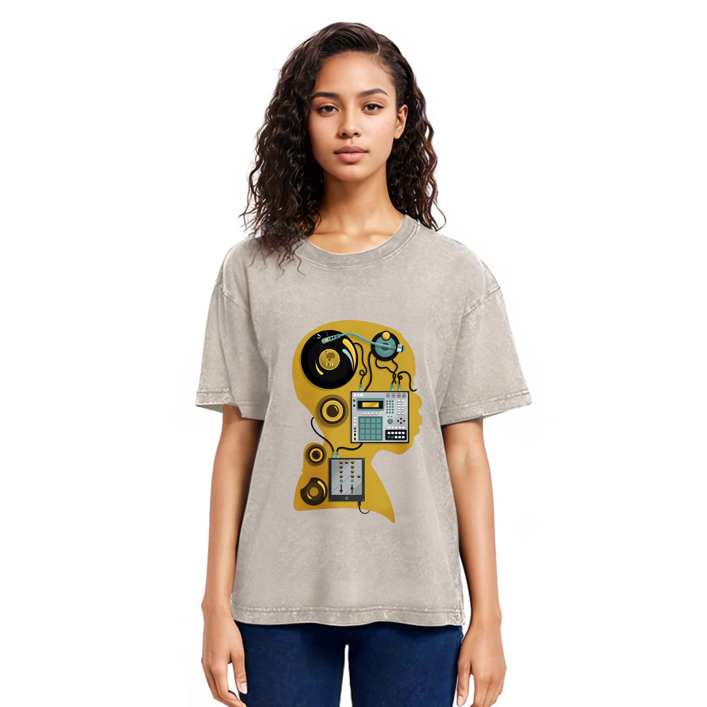 Tokyosol J Dilla DJ Washed T-Shirt