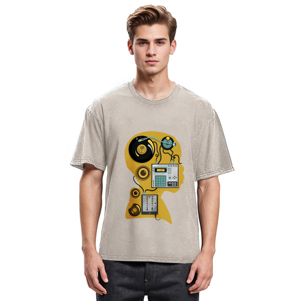 Tokyosol J Dilla DJ Washed T-Shirt