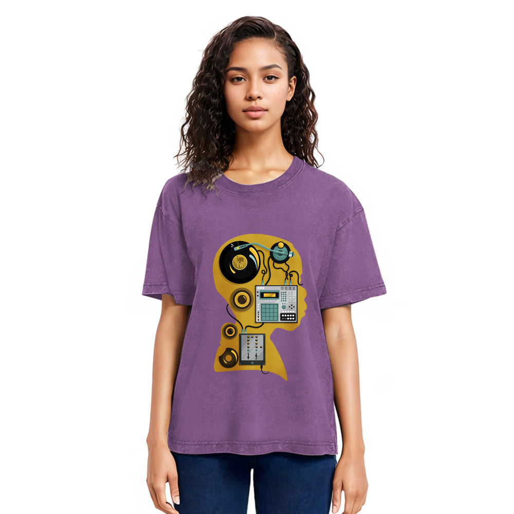 Tokyosol J Dilla DJ Washed T-Shirt
