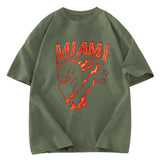 Tokyosol Miami Flame Ninja Washed T-Shirt