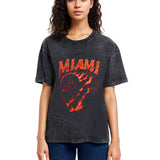 Tokyosol Miami Flame Ninja Washed T-Shirt
