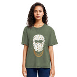 Tokyosol Daisy Mask Washed T-Shirt