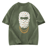 Tokyosol Daisy Mask Washed T-Shirt