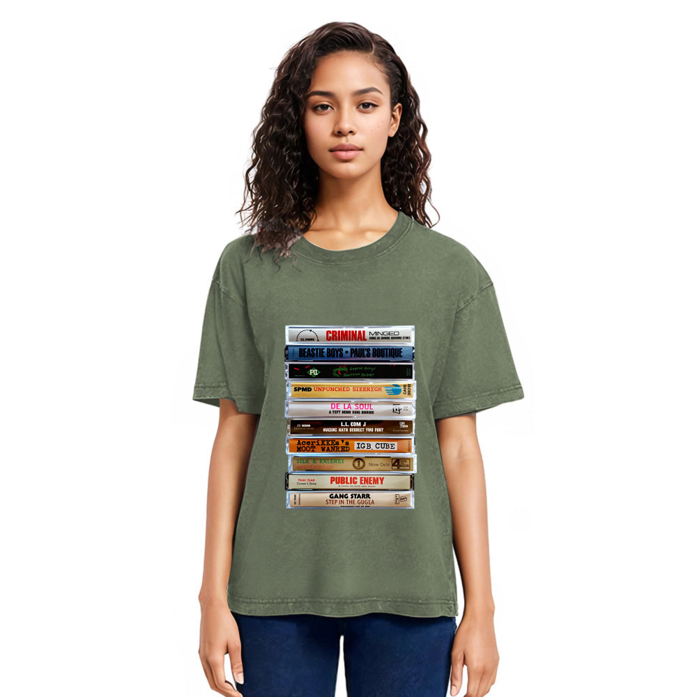 Tokyosol 90s Hip Hop Underground Tapes Washed T-Shirt