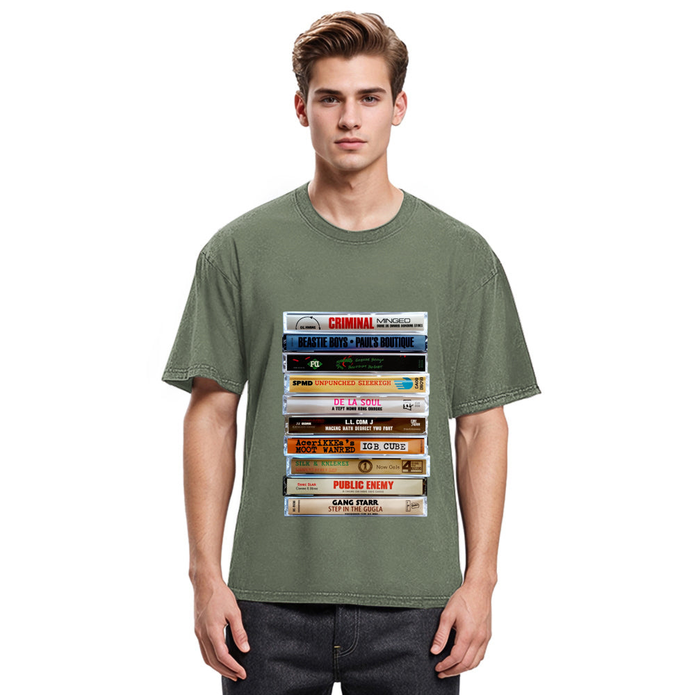 Tokyosol 90s Hip Hop Underground Tapes Washed T-Shirt