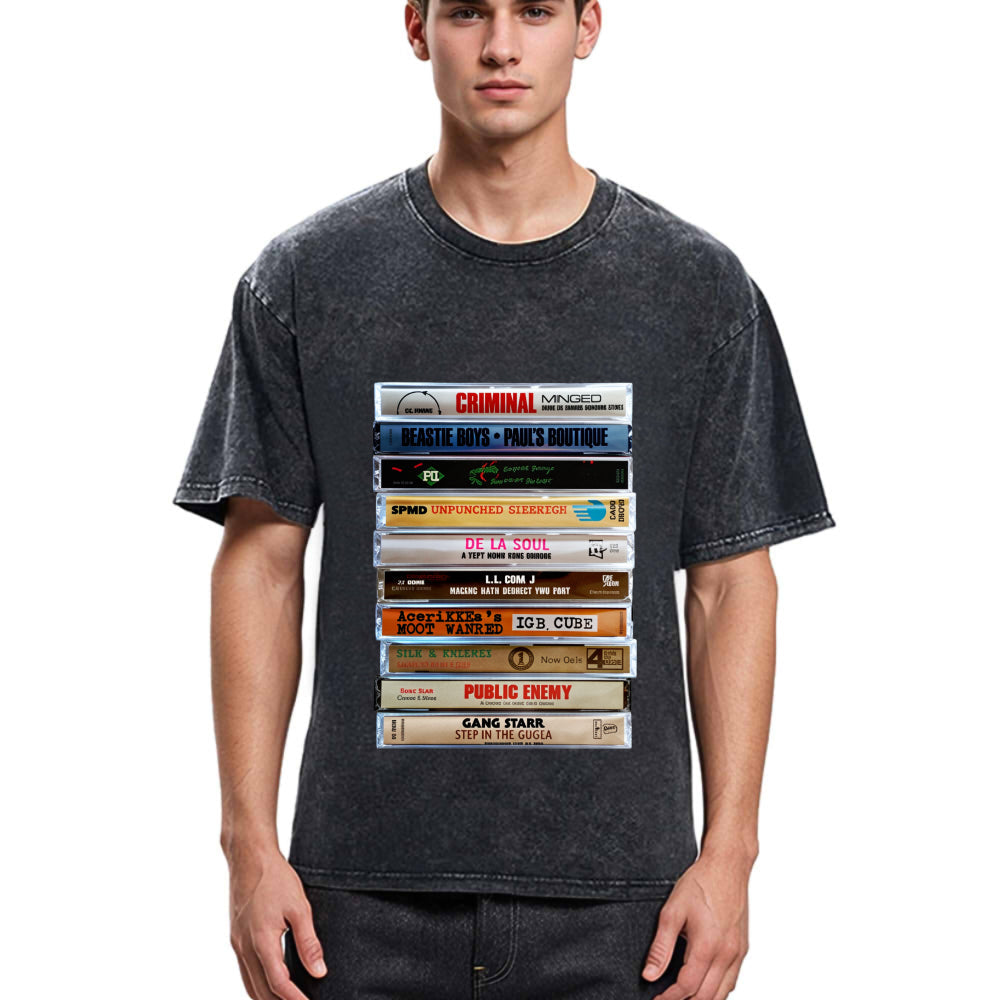 Tokyosol 90s Hip Hop Underground Tapes Washed T-Shirt