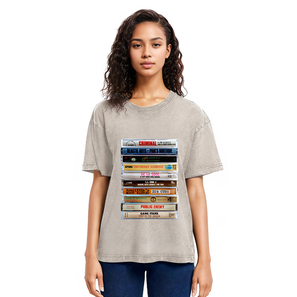Tokyosol 90s Hip Hop Underground Tapes Washed T-Shirt