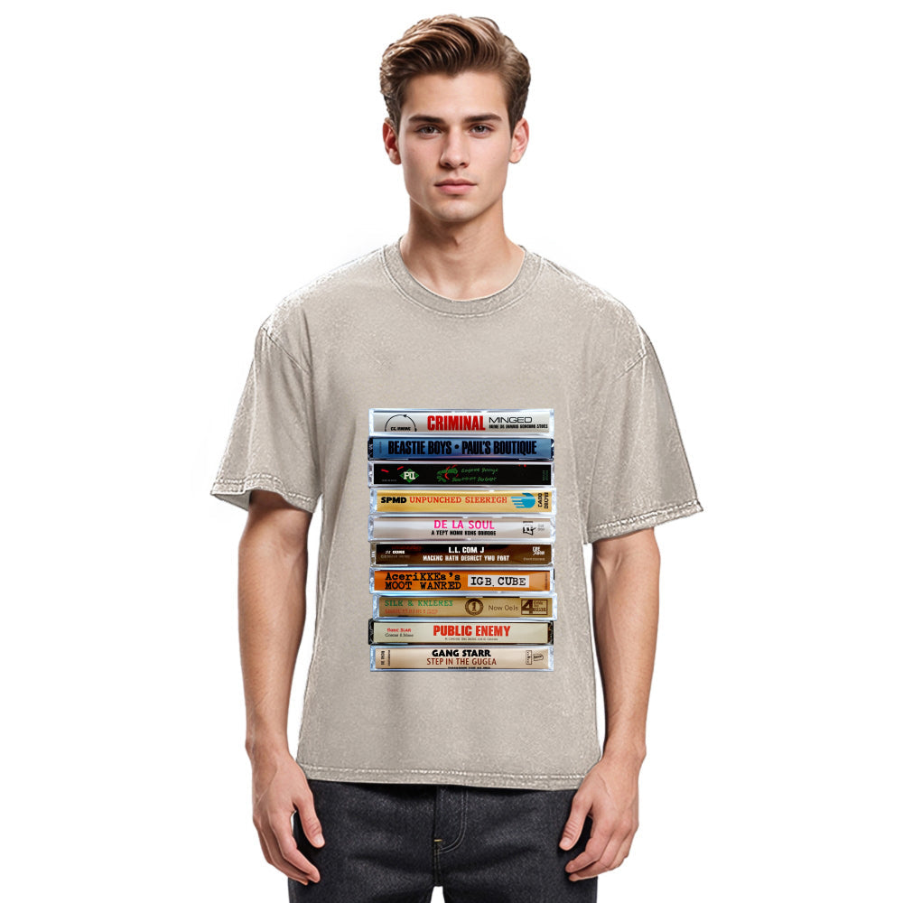 Tokyosol 90s Hip Hop Underground Tapes Washed T-Shirt