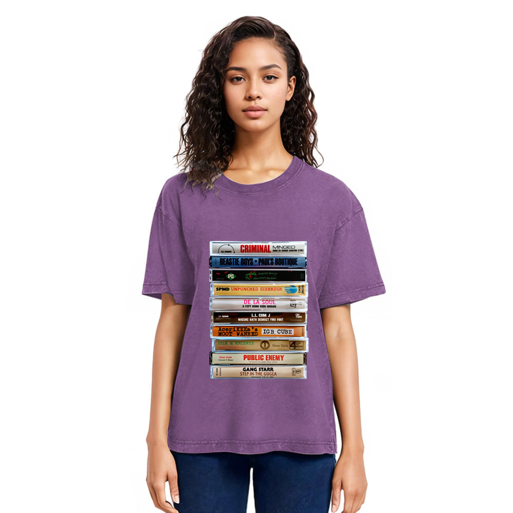 Tokyosol 90s Hip Hop Underground Tapes Washed T-Shirt
