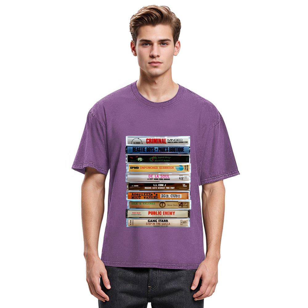 Tokyosol 90s Hip Hop Underground Tapes Washed T-Shirt