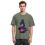 Tokyosol Cute Lofi Egirl Anime Washed T-Shirt