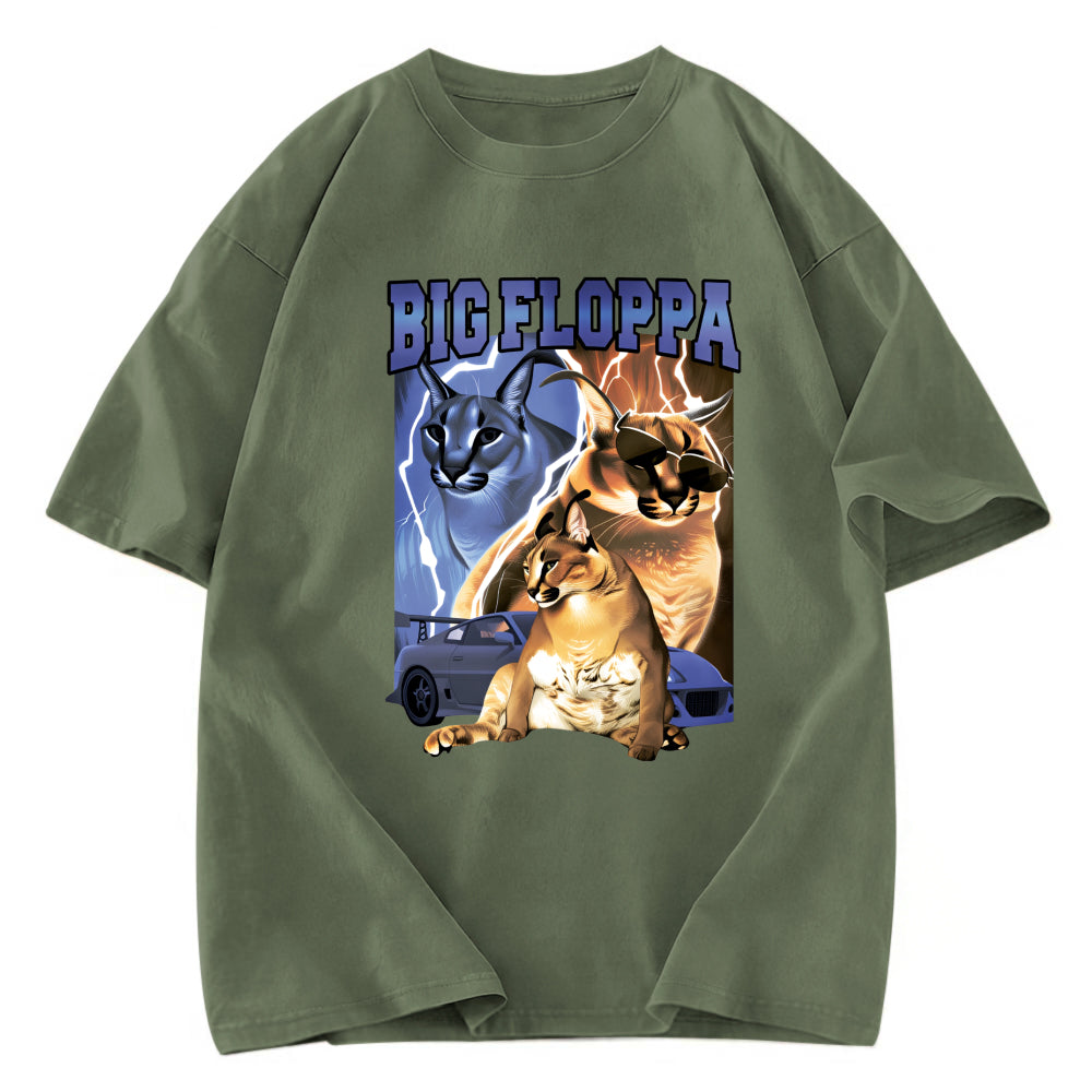 Tokyosol BIG FLOPPA VINTAGE RAP Washed T-Shirt