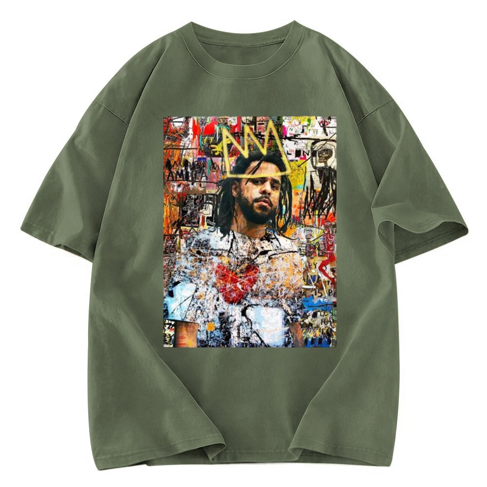 Tokyosol J Cole Portrait Washed T-Shirt