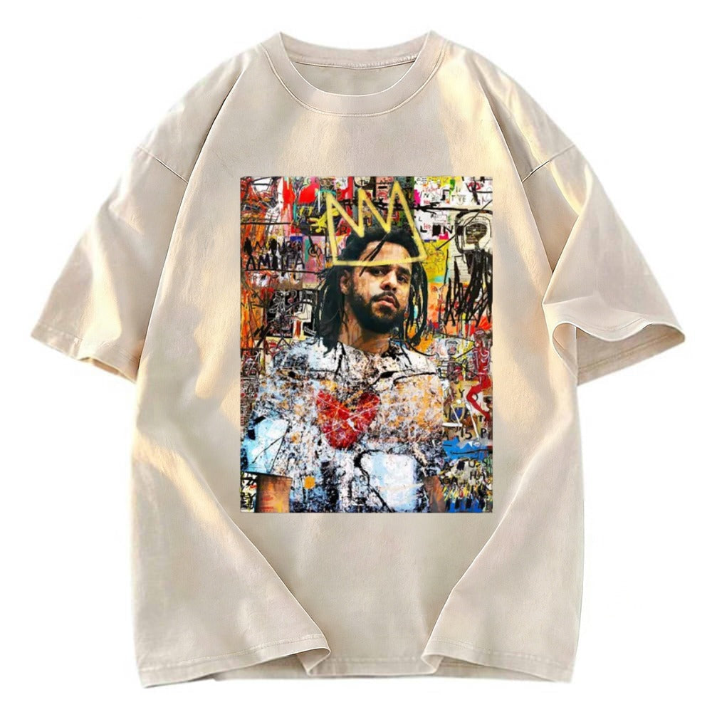 Tokyosol J Cole Portrait Washed T-Shirt