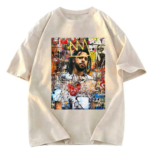 Tokyosol J Cole Portrait Washed T-Shirt