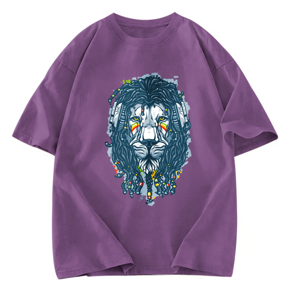 Tokyosol Hip Hop Lion Washed T-Shirt