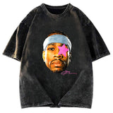 Tokyosol Hiphop AI Allen Basketball Star Washed T-Shirt