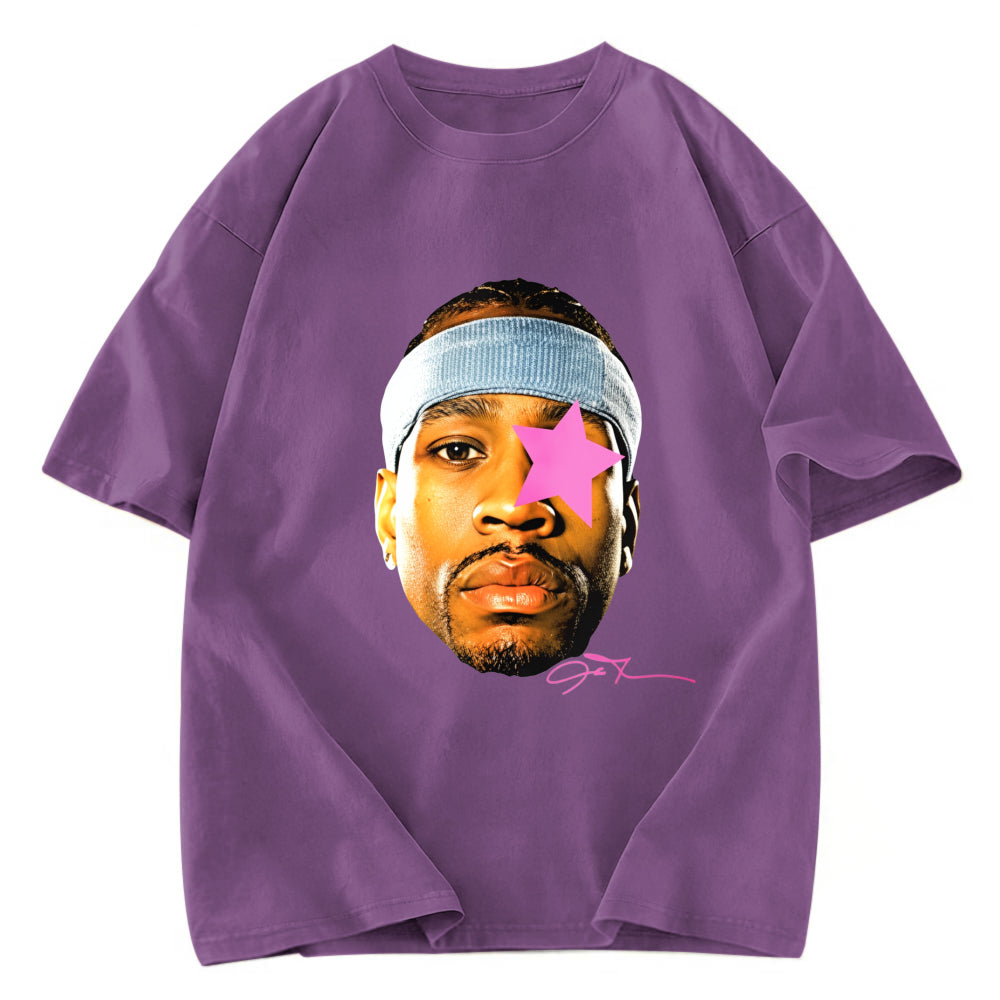 Tokyosol Hiphop AI Allen Basketball Star Washed T-Shirt