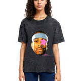 Tokyosol Hiphop AI Allen Basketball Star Washed T-Shirt
