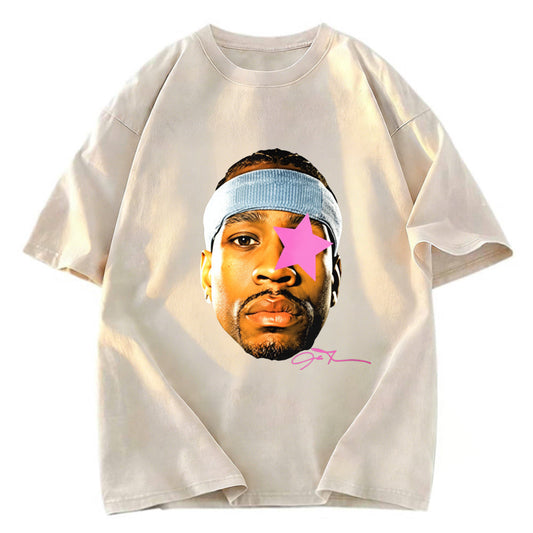 Tokyosol Hiphop AI Allen Basketball Star Washed T-Shirt