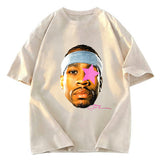 Tokyosol Hiphop AI Allen Basketball Star Washed T-Shirt