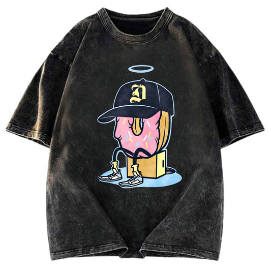 Tokyosol Dilla Donuts Hip Hop Washed T-Shirt