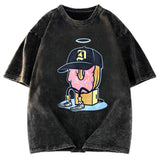 Tokyosol Dilla Donuts Hip Hop Washed T-Shirt