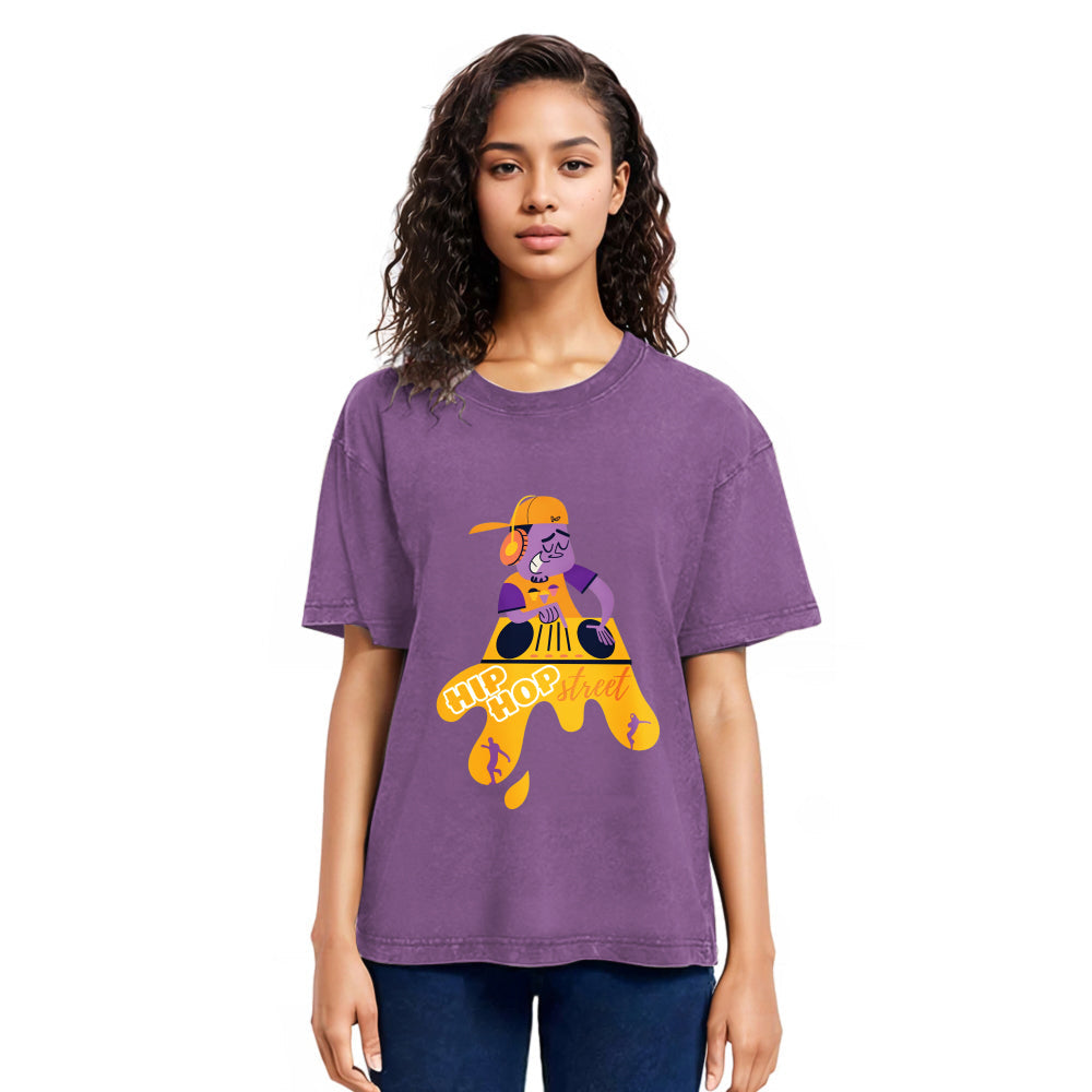 Tokyosol Hiphop Lover Street Washed T-Shirt