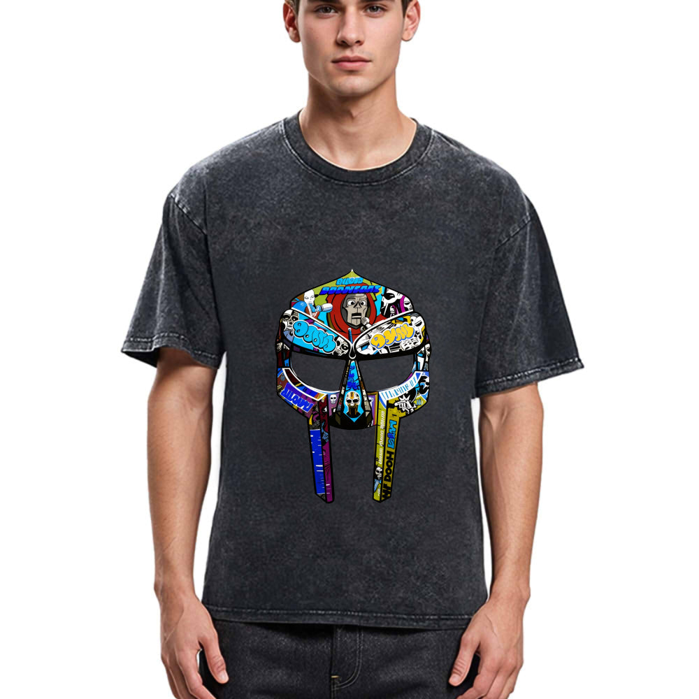 Tokyosol Vintage Doom Mask Washed T-Shirt