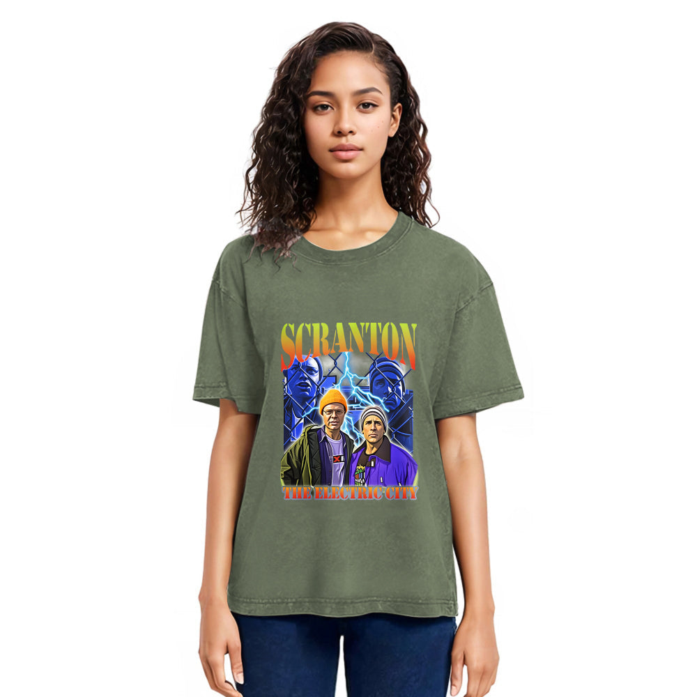 Tokyosol Scranton The Electric City Washed T-Shirt