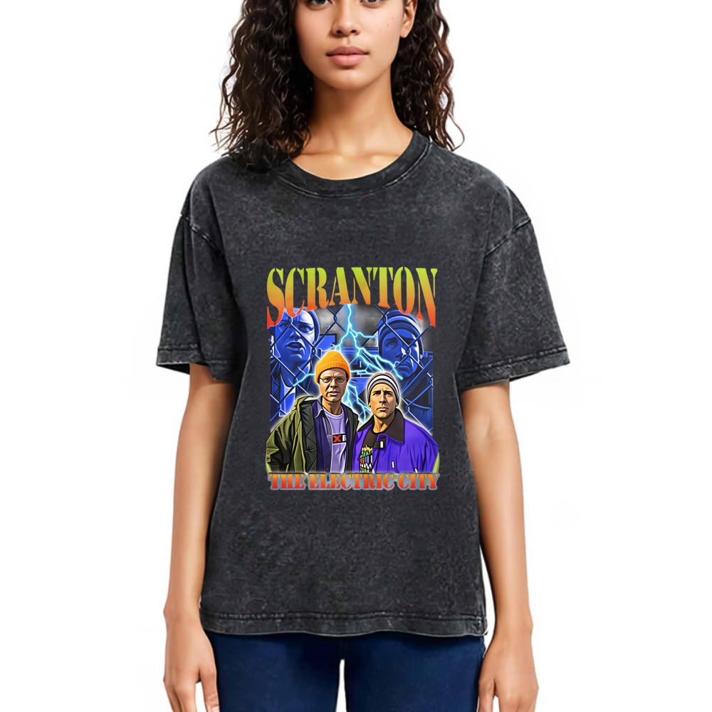 Tokyosol Scranton The Electric City Washed T-Shirt