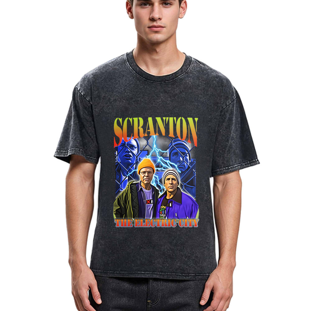 Tokyosol Scranton The Electric City Washed T-Shirt