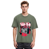 Tokyosol Hip Hop Style Washed T-Shirt