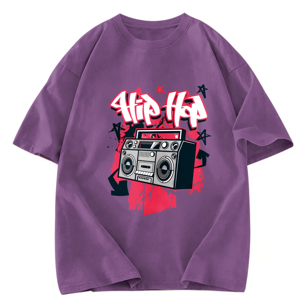 Tokyosol Hip Hop Style Washed T-Shirt