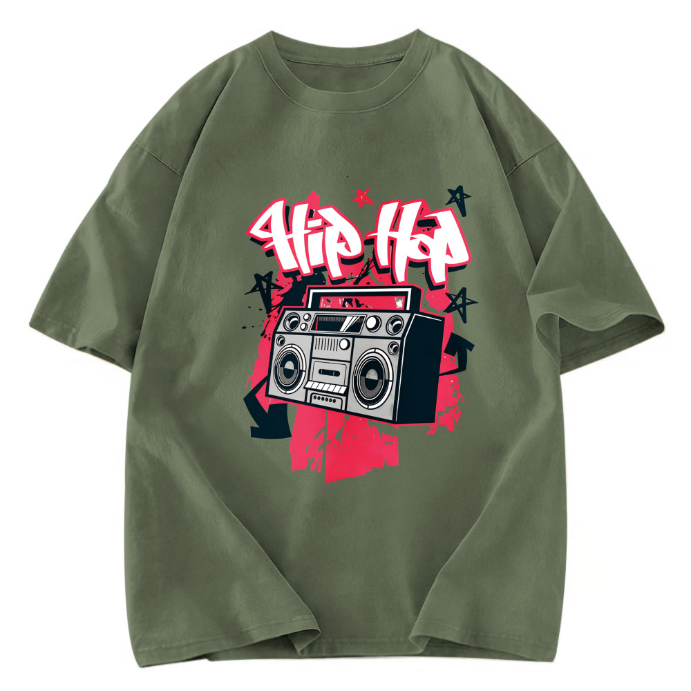 Tokyosol Hip Hop Style Washed T-Shirt