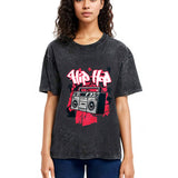 Tokyosol Hip Hop Style Washed T-Shirt